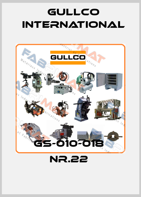 GS-010-018  Nr.22  Gullco International