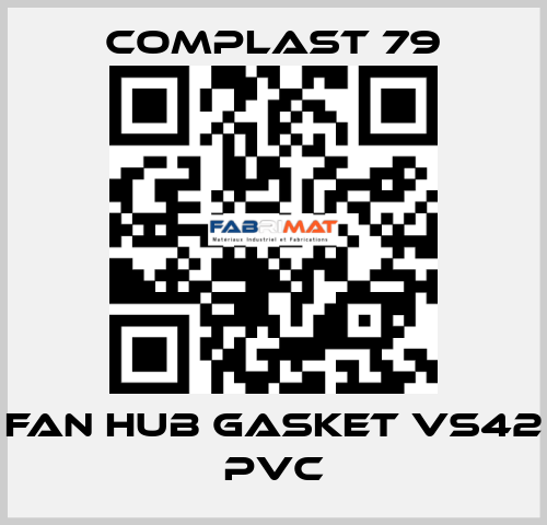 Fan hub gasket VS42 pvc COMPLAST 79