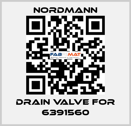 drain valve for 6391560 Nordmann