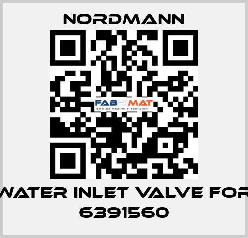 water inlet valve for 6391560 Nordmann