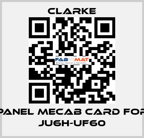 panel mecab card for JU6H-UF60 Clarke
