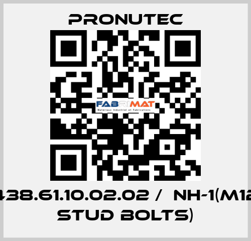438.61.10.02.02 /  NH-1(M12 stud bolts) PRONUTEC
