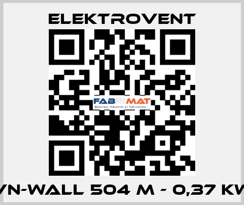 VN-Wall 504 M - 0,37 kW ELEKTROVENT