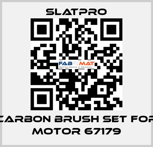 Carbon Brush Set for motor 67179 SlatPro