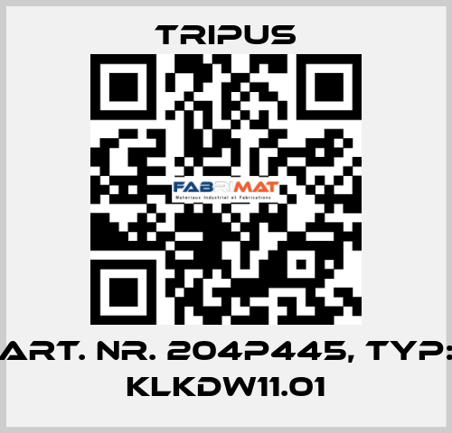 art. nr. 204P445, typ: KLKDW11.01 Tripus