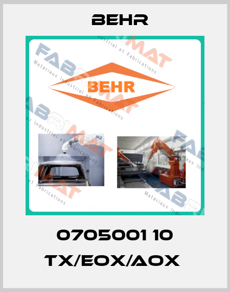 0705001 10 TX/EOX/AOX  Behr