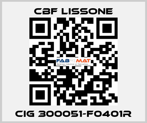 CIG 300051-F0401R CBF LISSONE