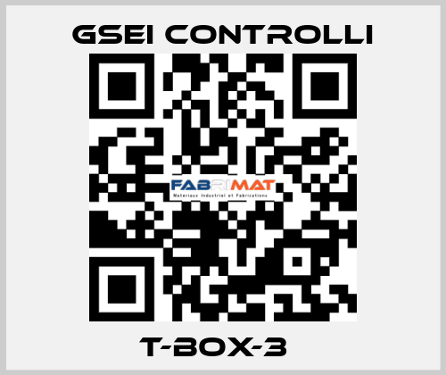 T-BOX-3Т GSEI Controlli