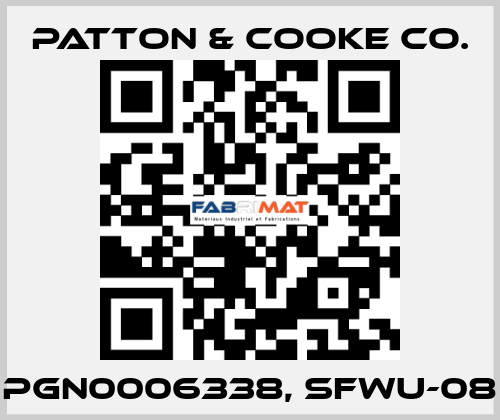 PGN0006338, SFWU-08 Patton & Cooke Co.