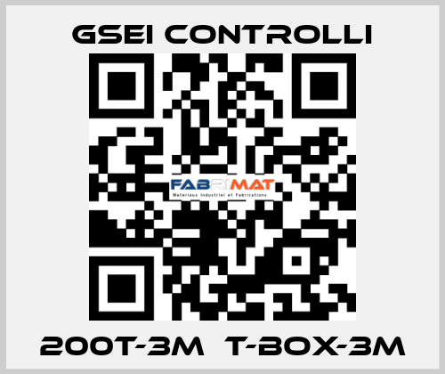 200T-3M  T-BOX-3M GSEI Controlli