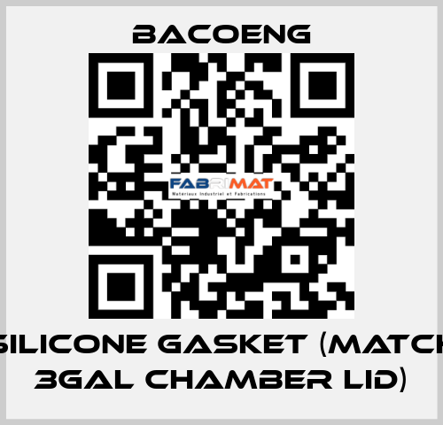 Silicone Gasket (Match 3gal Chamber Lid) BACOENG