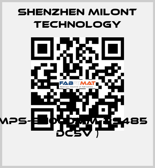 MPS-S-1000MM-RS485  ( DC5V ) Shenzhen Milont Technology