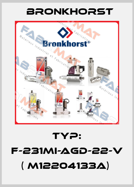 Typ: F-231MI-AGD-22-V ( M12204133A)  Bronkhorst