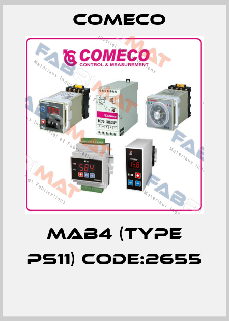 MAB4 (Type PS11) Code:2655  Comeco