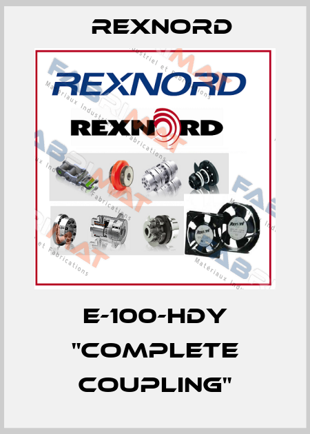 E-100-HDY "Complete coupling" Rexnord