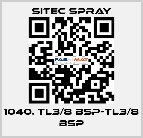 1040. TL3/8 BSP-TL3/8 BSP Sitec Spray