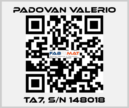 TA7, s/n 148018 PADOVAN VALERIO