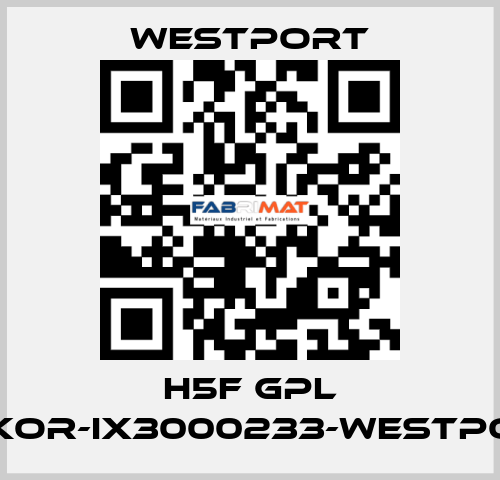 H5F GPL RAKOR-IX3000233-WESTPORT WESTPORT