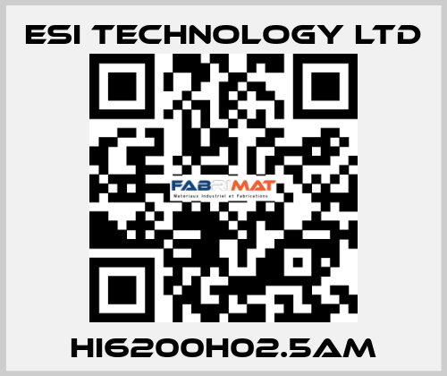 HI6200H02.5AM ESI Technology Ltd