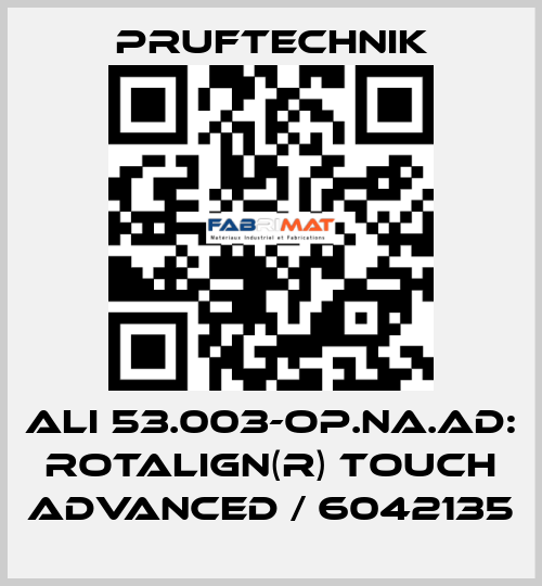ALI 53.003-OP.NA.AD: ROTALIGN(R) touch ADVANCED / 6042135 Pruftechnik
