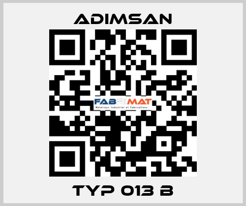 TYP 013 B ADIMSAN