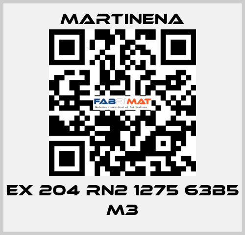EX 204 RN2 1275 63B5 M3 Martinena