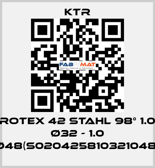 ROTEX 42 Stahl 98° 1.0 Ø32 - 1.0 Ø48(S020425810321048) KTR
