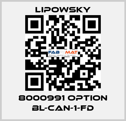 8000991 Option BL-CAN-1-FD Lipowsky