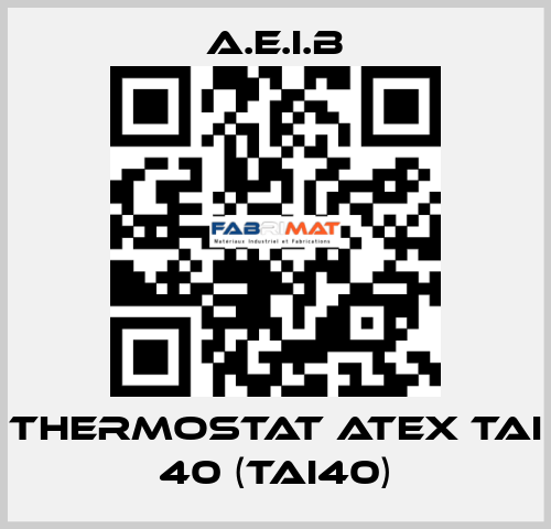 THERMOSTAT ATEX TAI 40 (TAI40) A.E.I.B