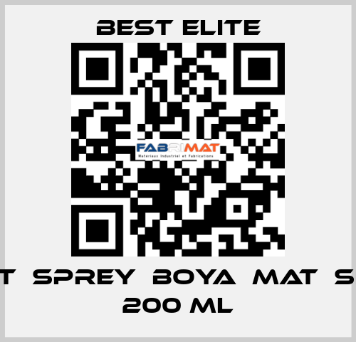 LIGHT	SPREY	BOYA	MAT	SIYAH  200 ml Best Elite