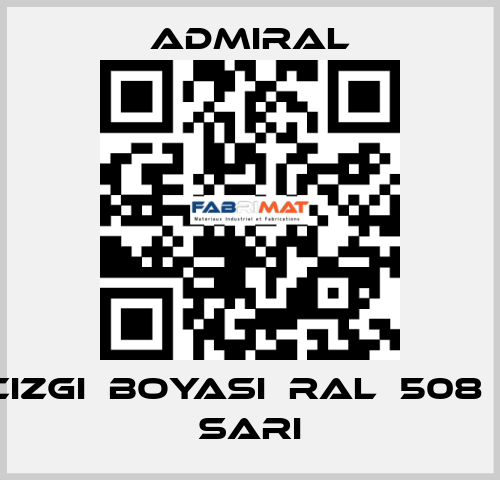 YOL	CIZGI	BOYASI	RAL	508	TAKSI SARI admiral