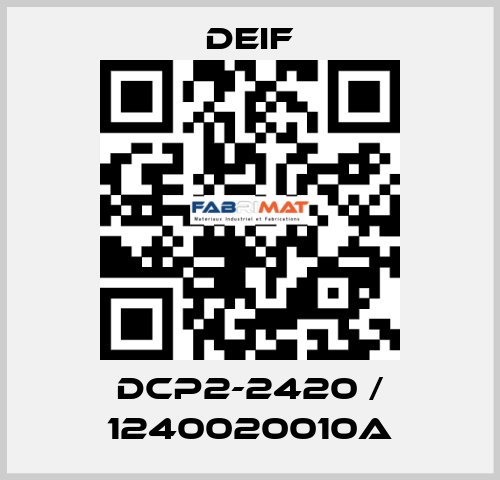 DCP2-2420 / 1240020010A Deif
