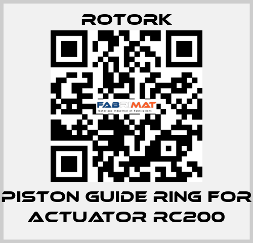 PISTON GUIDE RING for Actuator RC200 Rotork
