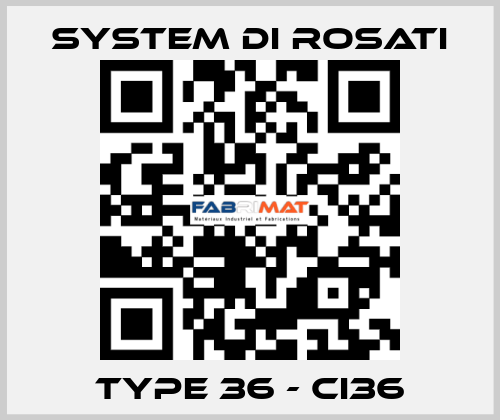 TYPE 36 - CI36 System di Rosati
