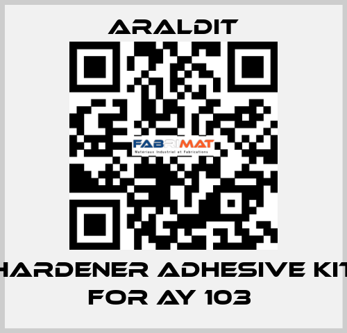 Hardener adhesive kit for AY 103  Araldit