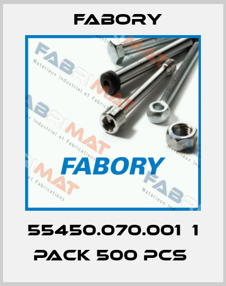 55450.070.001  1 pack 500 pcs  Fabory