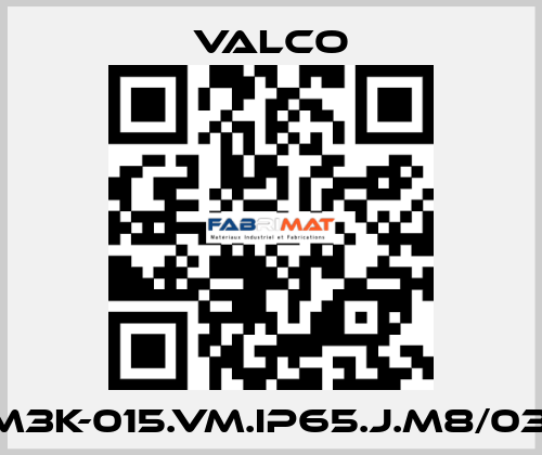 UM3K-015.VM.IP65.J.M8/0371 Valco