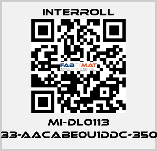 MI-DL0113 DL1133-AACABE0U1DDC-350mm Interroll