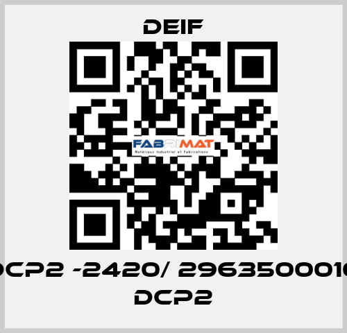 DCP2 -2420/ 1240020010 Deif