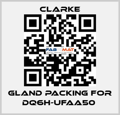 Gland Packing for DQ6H-UFAA50  Clarke