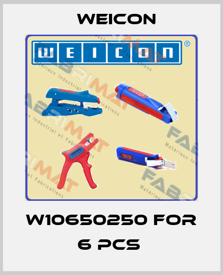 W10650250 for 6 pcs  Weicon