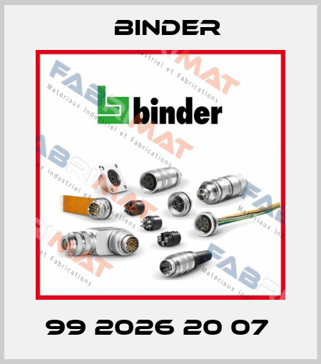 99 2026 20 07  Binder