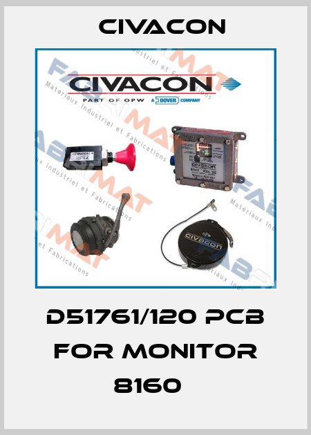 D51761/120 PCB for monitor 8160   Civacon
