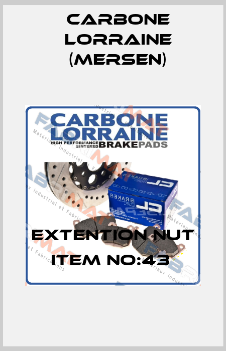 EXTENTION NUT ITEM NO:43  Carbone Lorraine (Mersen)