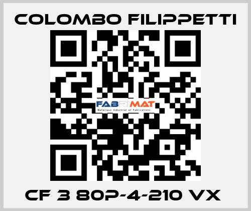 CF 3 80P-4-210 VX  Colombo Filippetti
