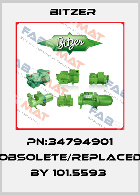 PN:34794901 obsolete/replaced by 101.5593  Bitzer