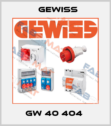 GW 40 404  Gewiss