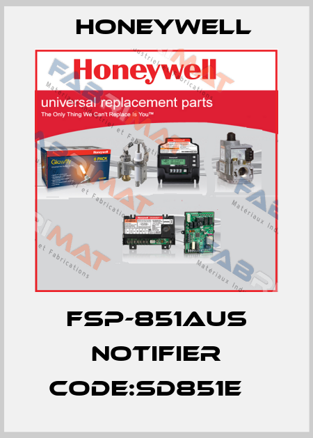 FSP-851AUS Notifier code:SD851E    Honeywell