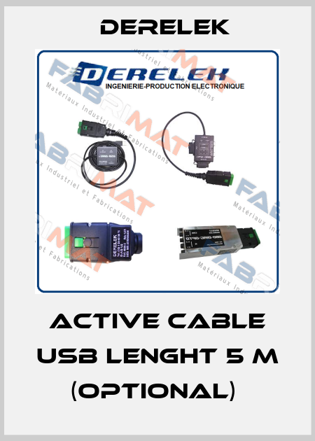 ACTIVE CABLE USB LENGHT 5 m (optional)  Derelek