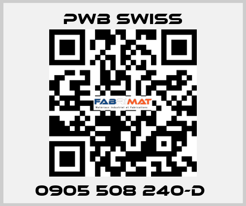 0905 508 240-D  PWB Swiss